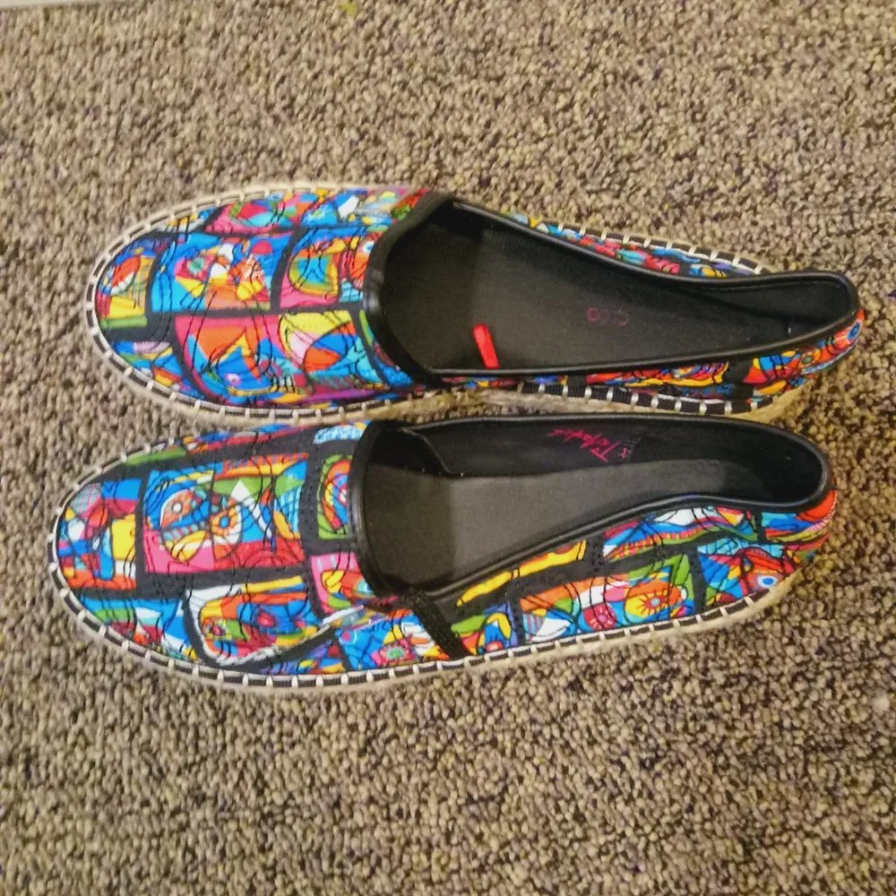 Clōe colorful quilted espidrills